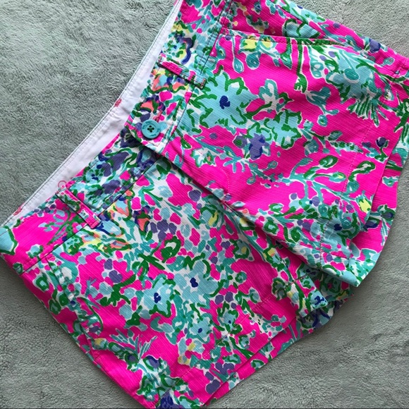 Lilly Pulitzer Pants - Lilly Pulitzer Callahan Short Southern Charm Pink
